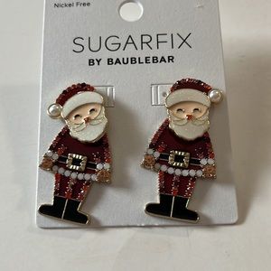 Sugarfix by Baublebar Santa Dangle Earrings- NEW!!
